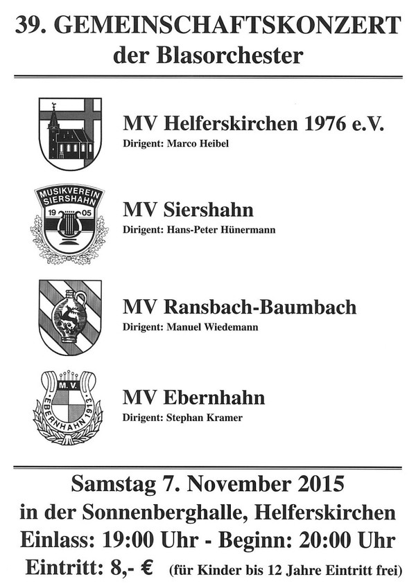 Gemeinschaftskonzert 2015