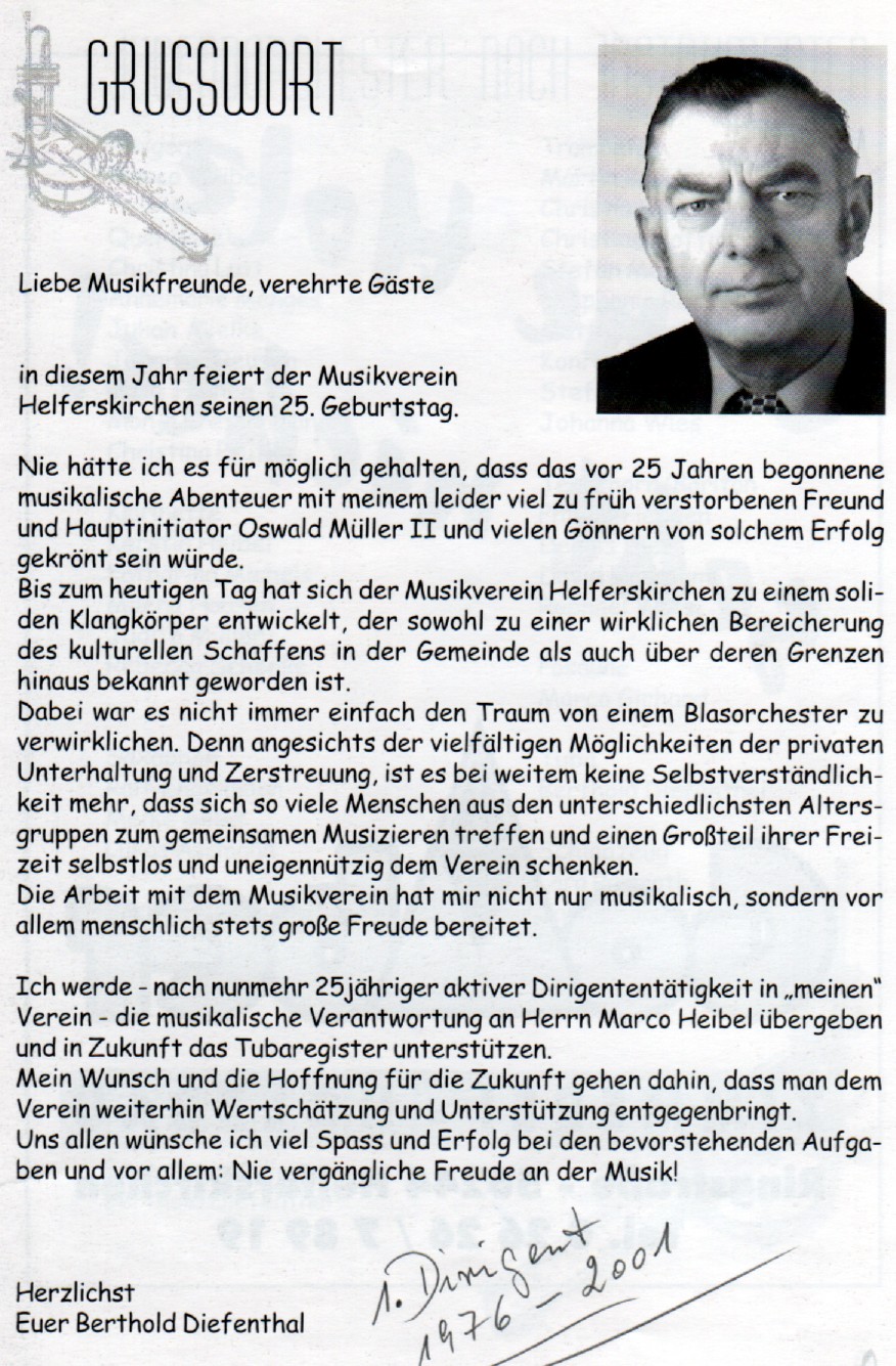 Portr&auml;t von Berthold Diefenthal