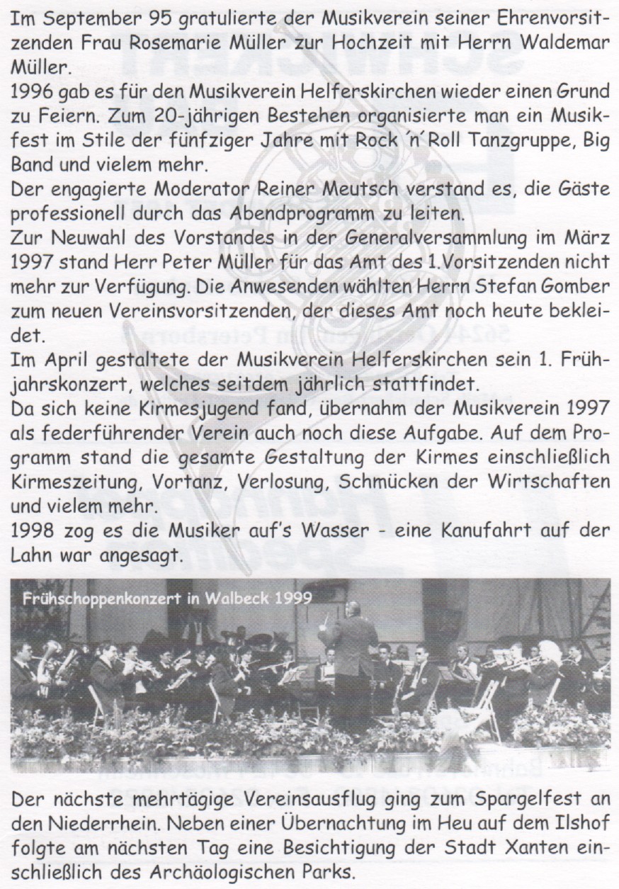 Chronik des Musikvereins 1976 - 2010